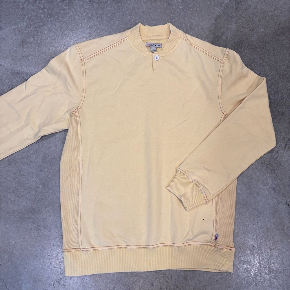 32 Bar Blues yellow long sleeve shirt